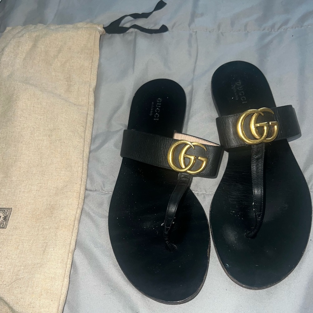Used Gucci sandals Sz 38 1/2